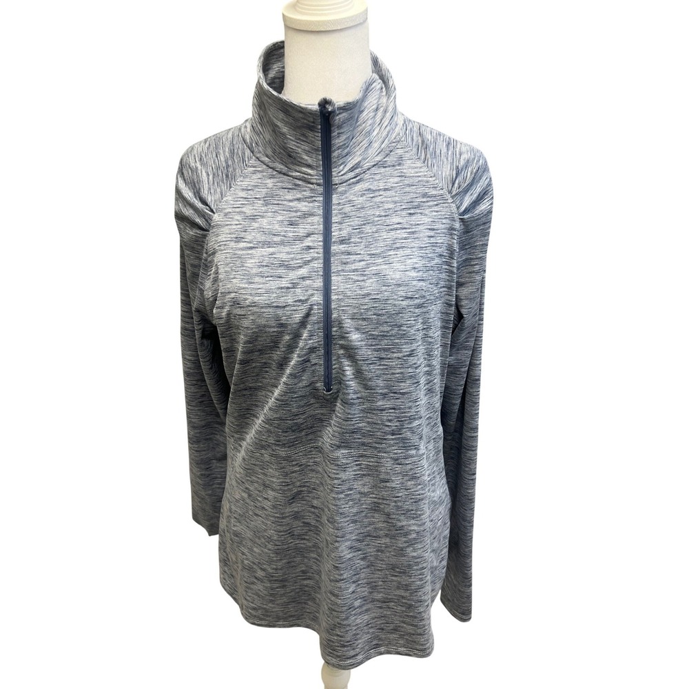 Layer 8 Pullover‎ Quarter Zip Sz L Qwick Dry Gorpcore Athleisure Performance